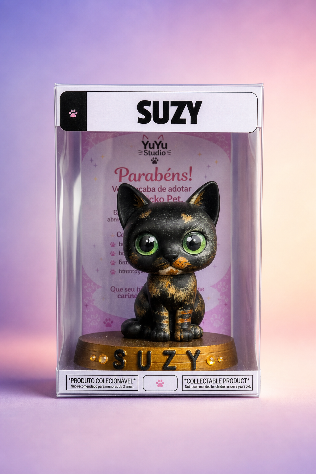 Funko PET da gata Suzy na caixa colecionável YuYu Studio