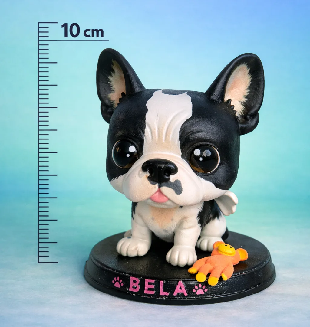 Funko Pop PET de 10cm - miniatura personalizada em resina